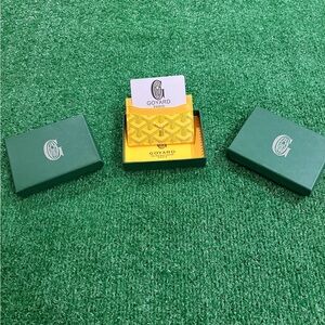 Yellow Designer Card Holder